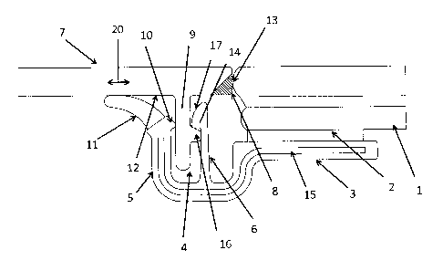 A single figure which represents the drawing illustrating the invention.